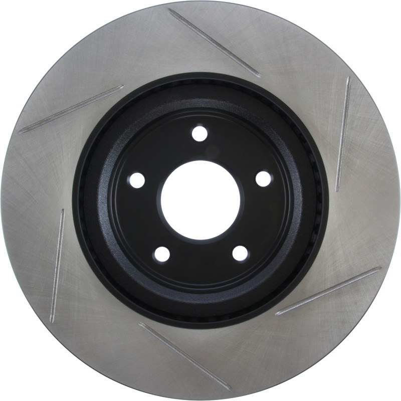 StopTech 13-15 Nissan Pathfinder Slotted Front Right Rotor - 126.42120SR