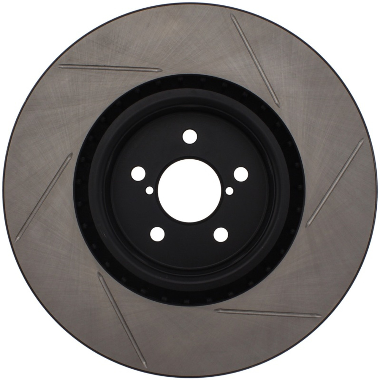 StopTech Power Slot 04 STi Front Right SportStop Slotted Rotor - 126.47019SR