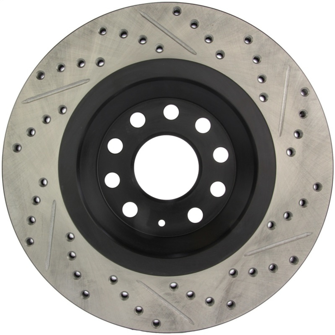 StopTech 09 VW Passat CC / 06-09 Passat Slotted & Drilled Right Rear Rotor - 127.33113R