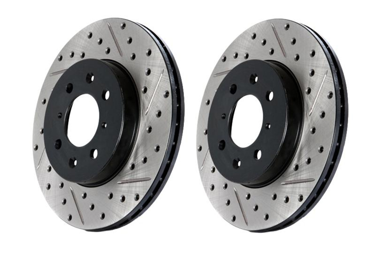 Centric C-TEK 12-15 Mercedes-Benz ML63 AMG High Carbon OE Design Slotted / Drilled 1PC Brake Rotor - 127.35129 Photo - Primary