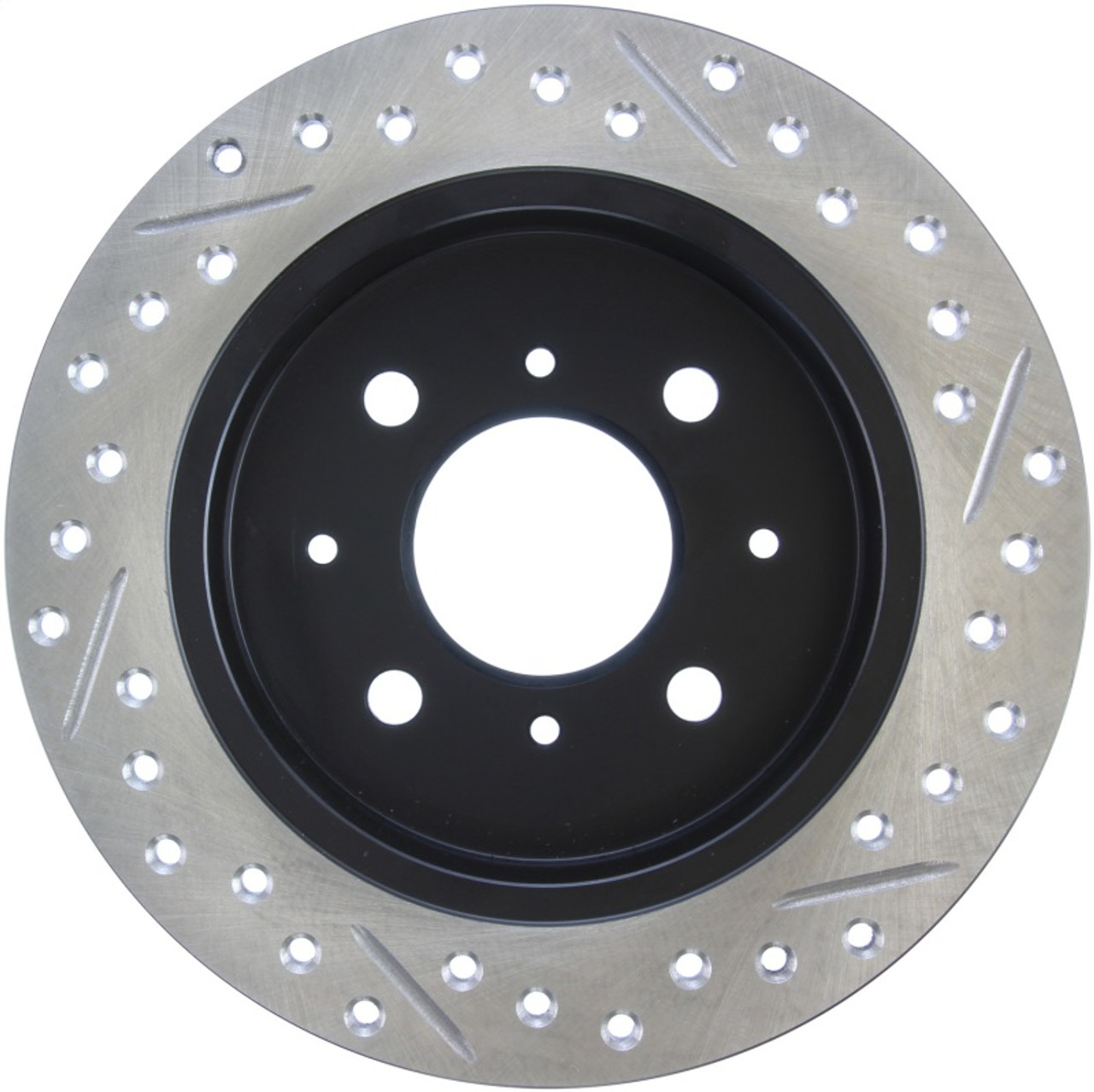 StopTech 90-96 Acura Integra / 97-01 Integra (Exc. Type R) Slotted & Drilled Right Rear Rotor - 127.40017R