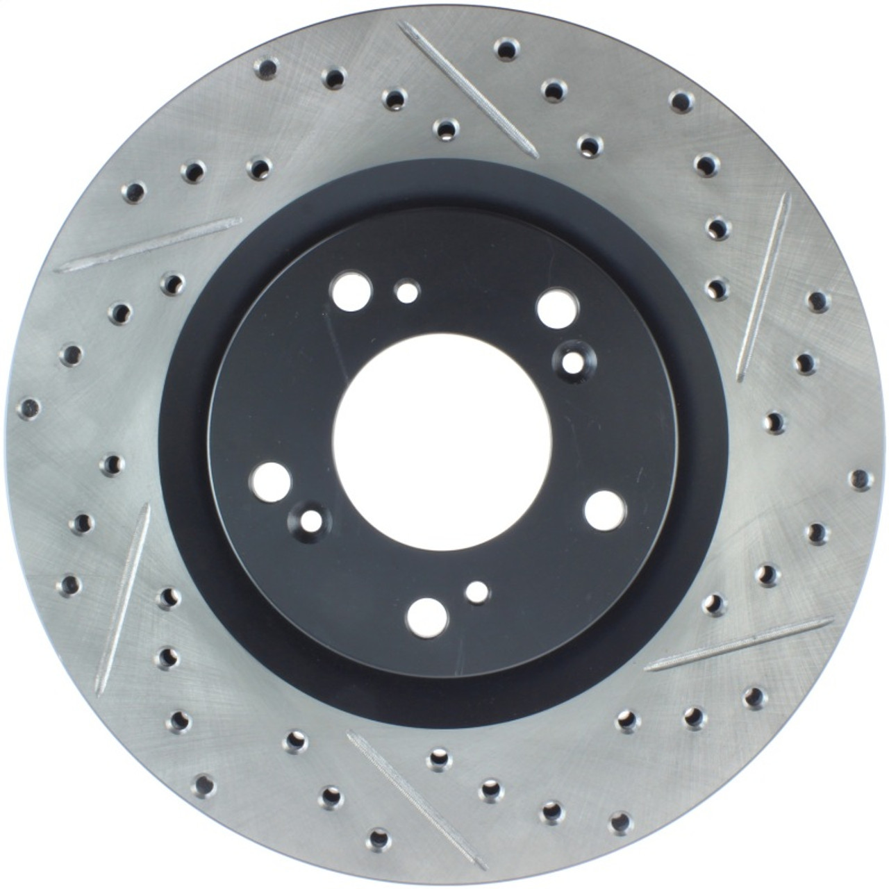 StopTech 00-09 S2000 Slotted & Drilled Left Front Rotor - 127.40048L