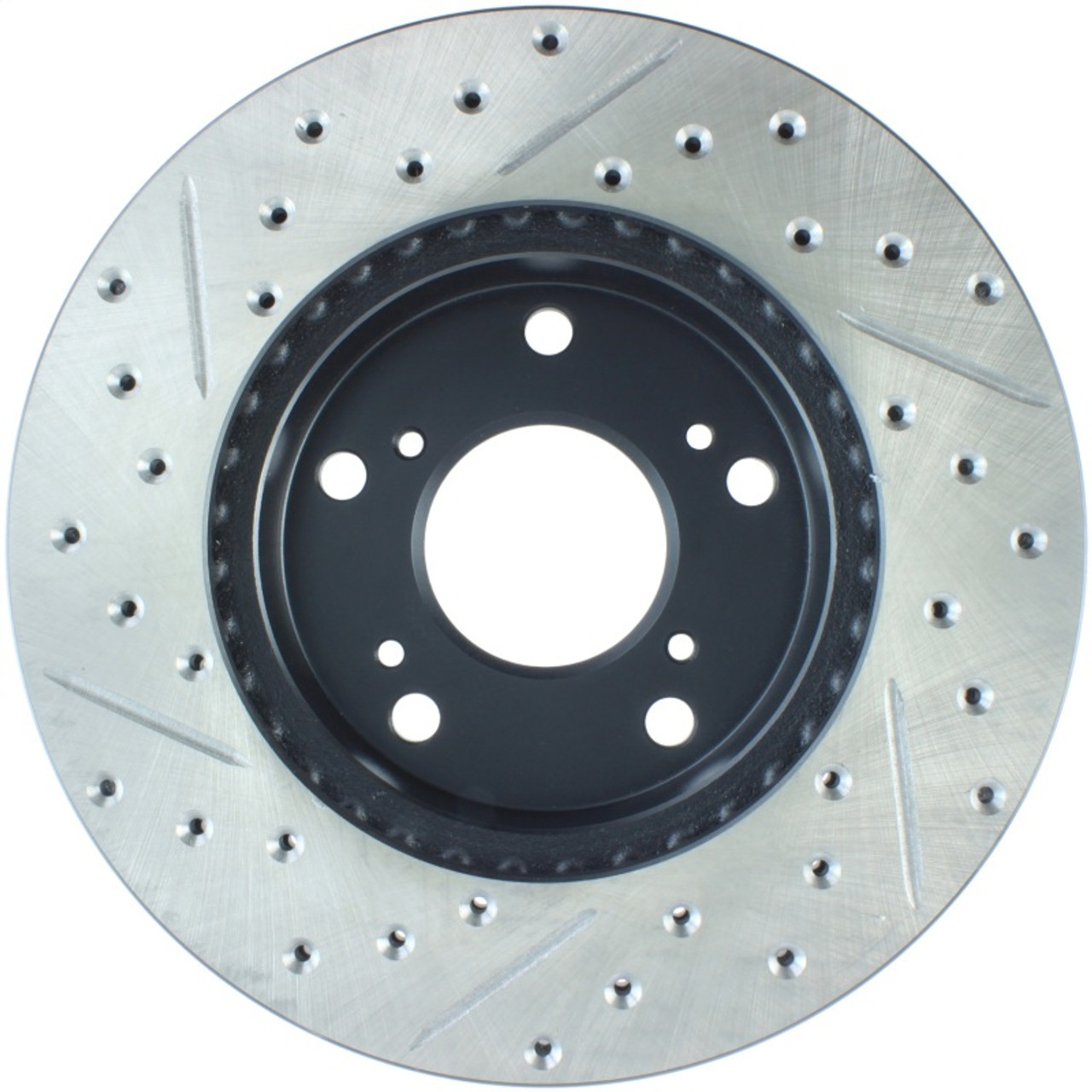 StopTech 02-06 Acura RSX Slotted & Drilled Left Front Rotor - 127.40056L