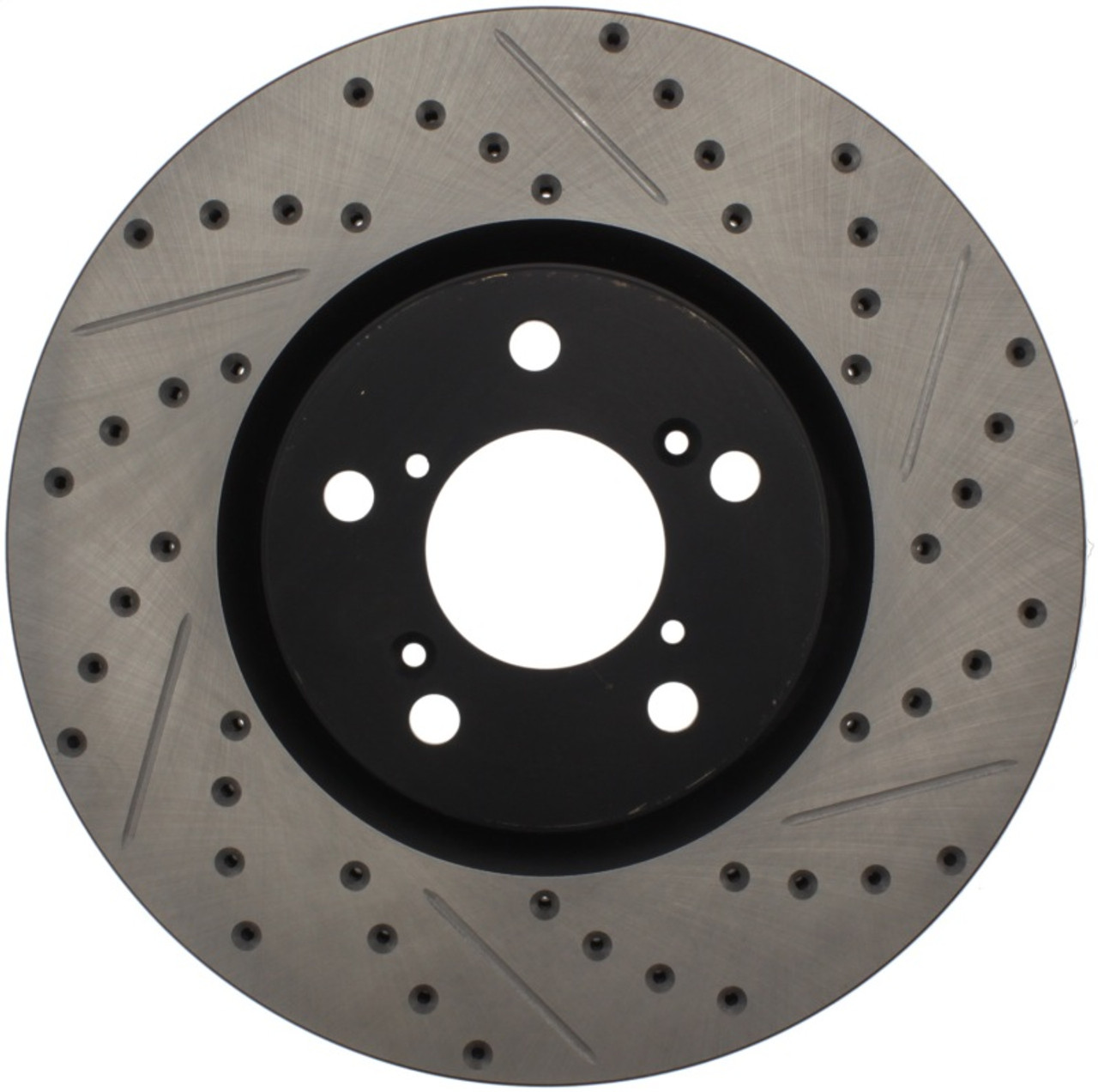 StopTech 07-08 Acura MDX SportStop Slotted & Drilled Right Front Rotor - 127.40071R