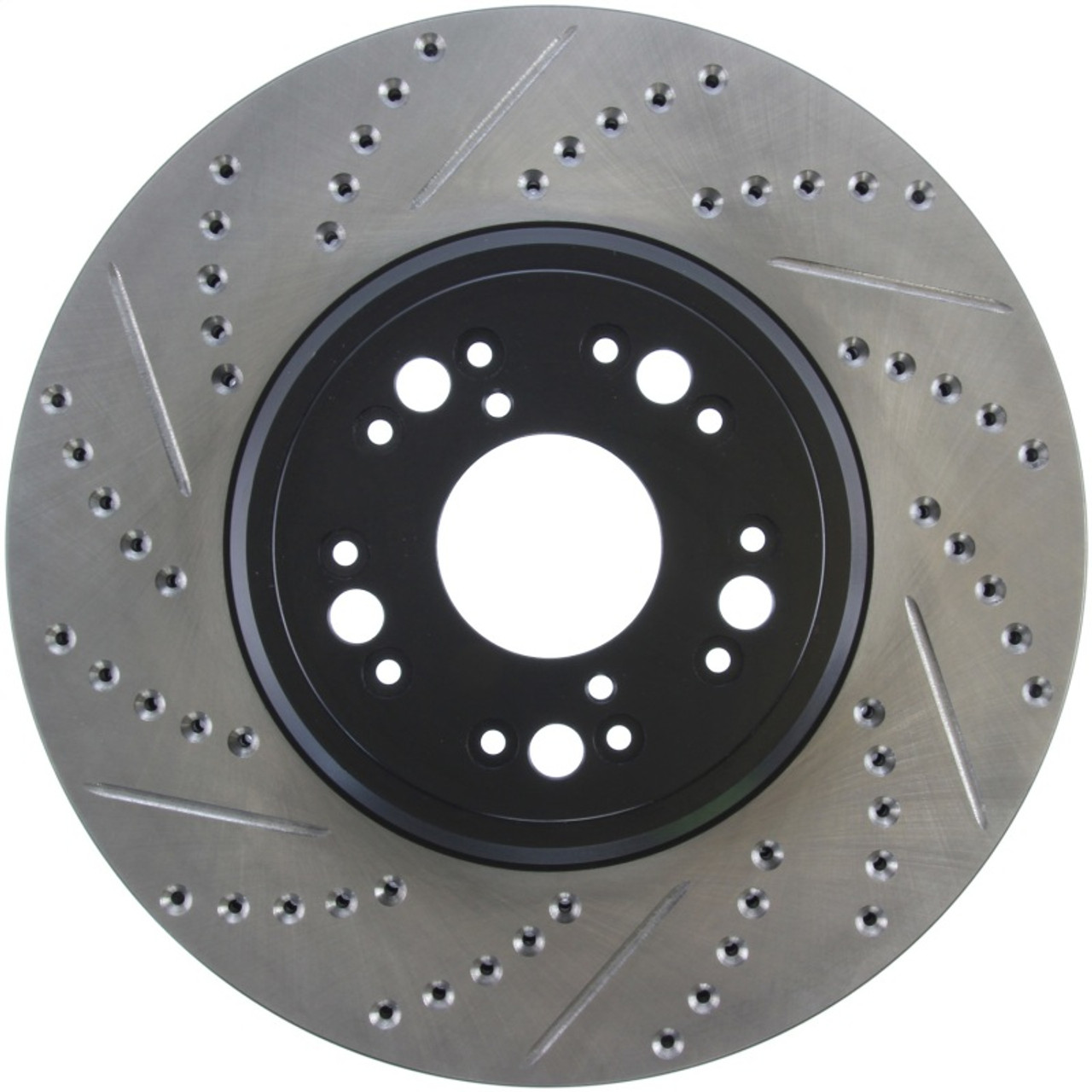 StopTech 95-00 Lexus LS 400 Right Front Slotted & Drilled Rotor - 127.44107R