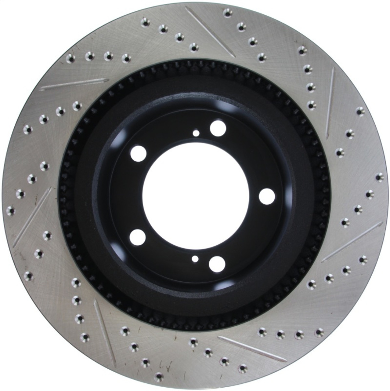 StopTech 07-09 Toyota Tundra / 08-09 Toyota Sequoia Front Right Slotted & Drilled Rotor - 127.44156R