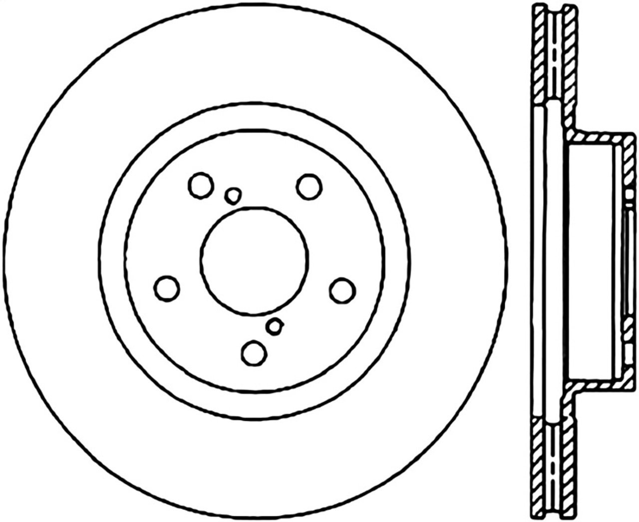 StopTech 05-17 Subaru Impreza WRX/STi SportStop Cryo Slotted & Drilled Front Right Rotor - 127.47022CR