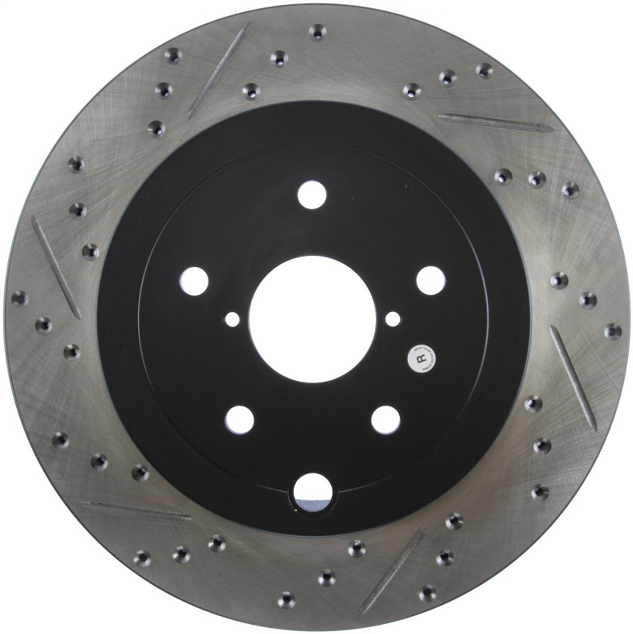 StopTech 08+ Subaru STI (Will Not Fit 05-07) Slotted & Drilled Sport Brake Rotor - 127.47030R