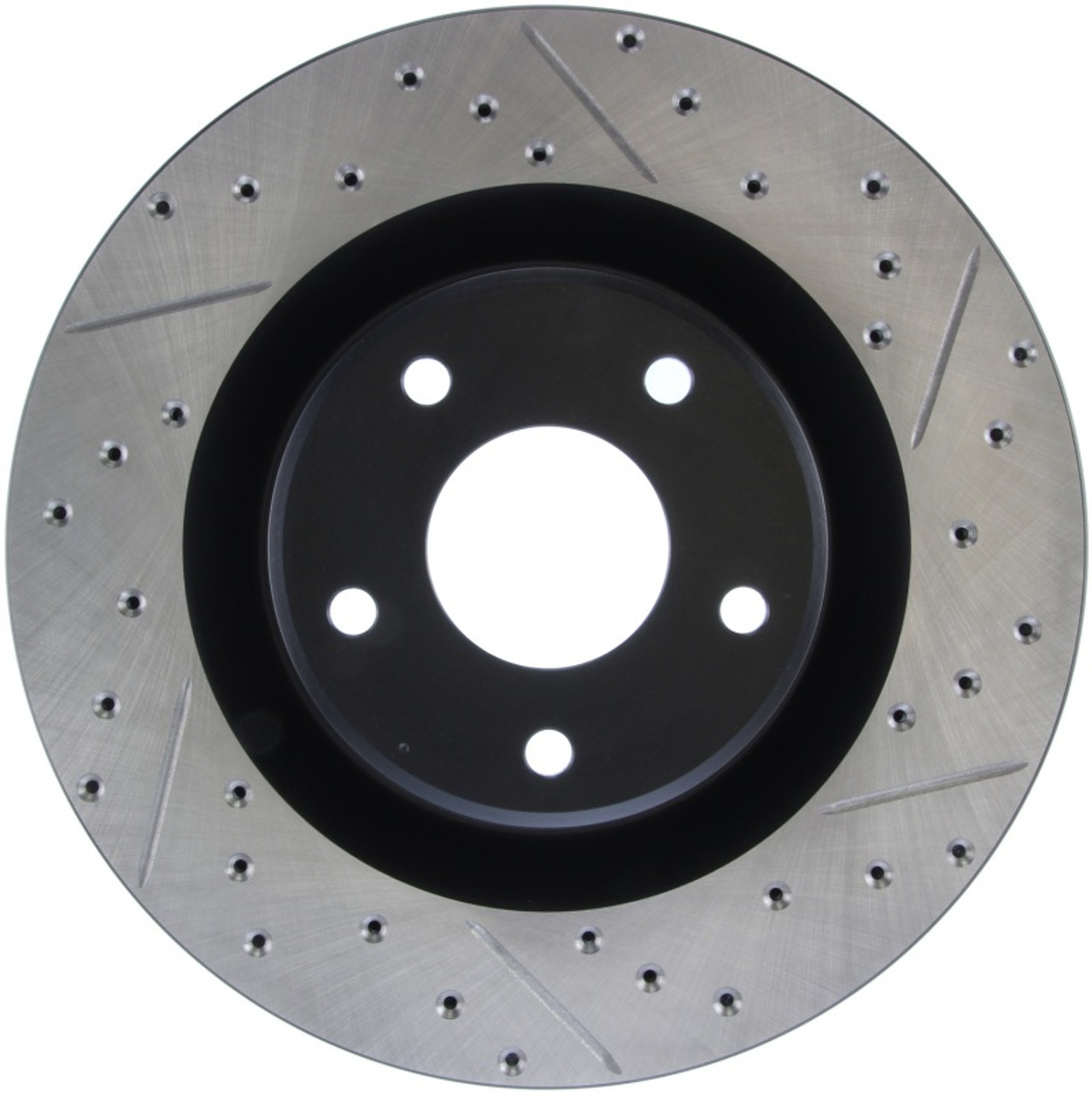 StopTech Power Slot 05-07 Cadillac XLR / 06-09 Chevy Corvette Front Left Drilled & Slotted Rotors - 127.62085L