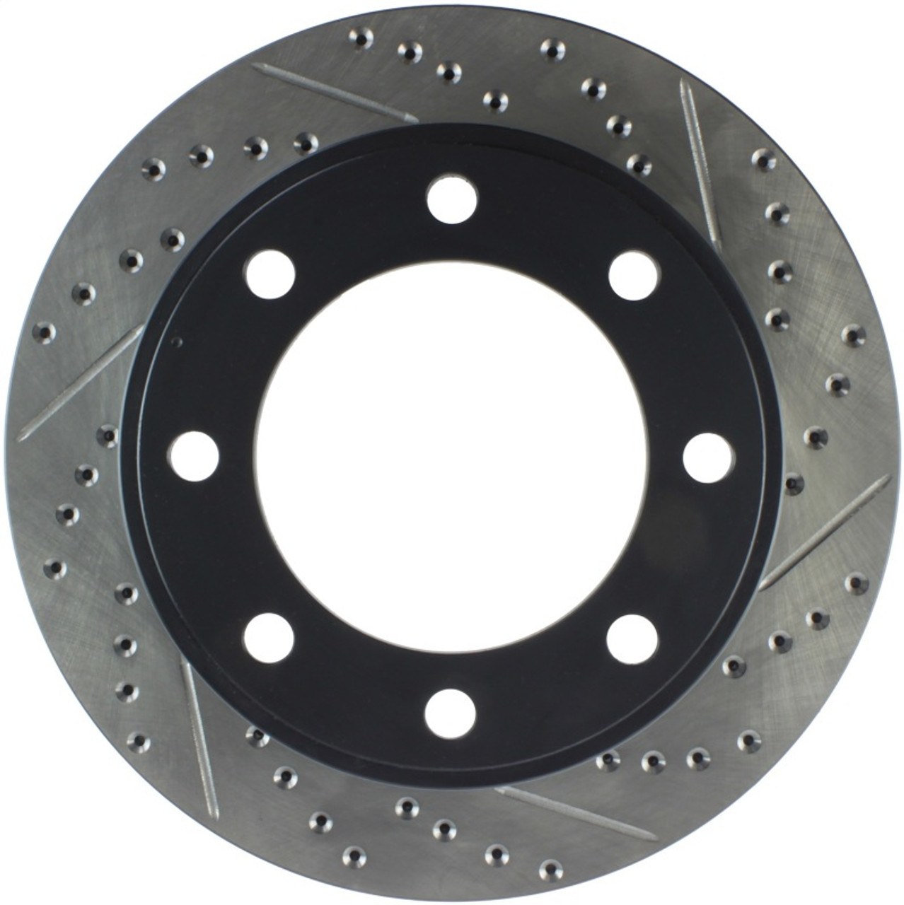 StopTech 00-05 Ford Excursion 4WD / 99-04 F250/F350 Pickup Front Slotted & Drilled Left Rotor - 127.65086L
