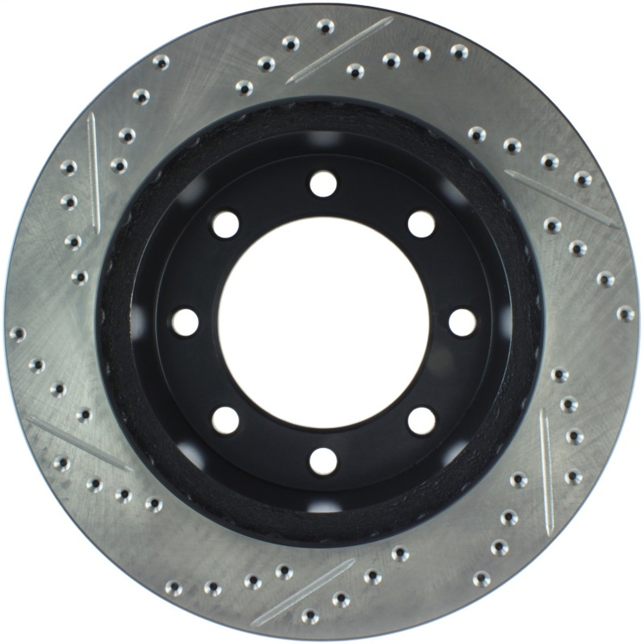 StopTech 00-05 Ford Excursion 4WD / 99-04 F250/F350 Pickup Front Slotted & Drilled Left Rotor - 127.65086L