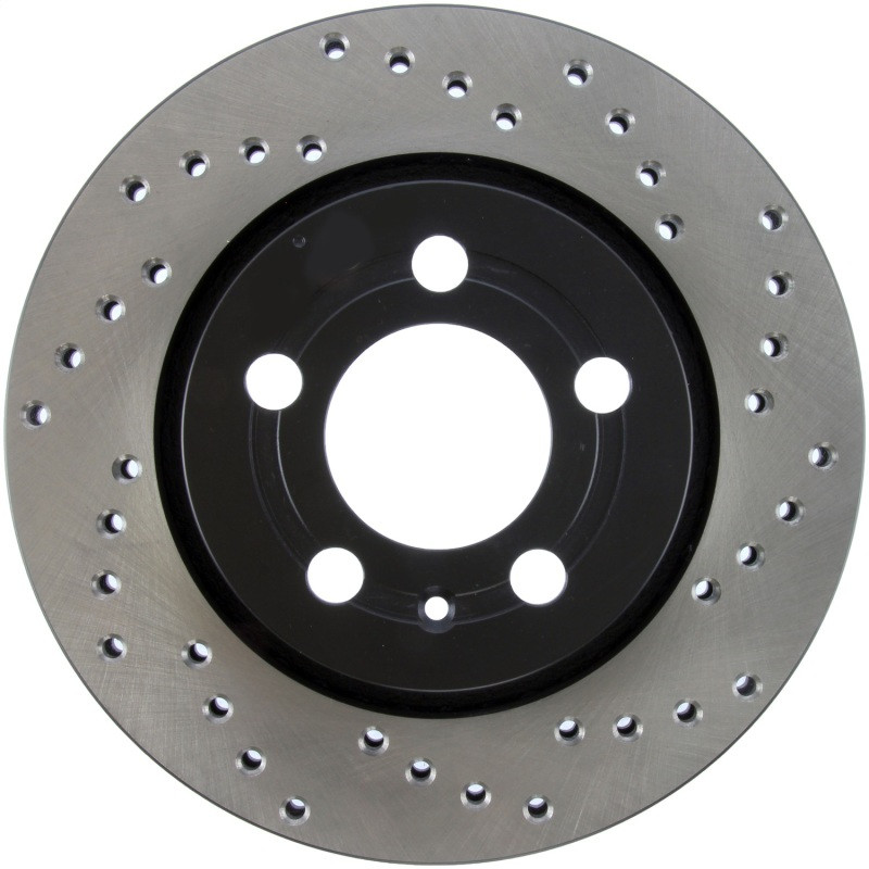 StopTech 03-05 VW Golf GTi (vented rear discs) Drilled Left Rear Rotor - 128.33069L