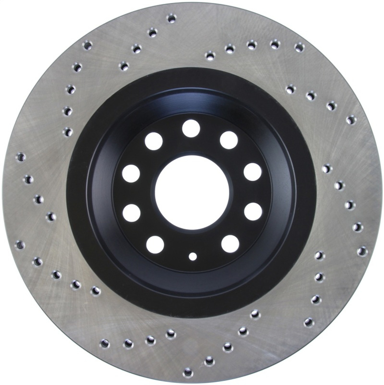 StopTech 09-13 VW CC 3.6L VR6 / 08-09 & 12 Golf R/Golf R32 Drilled Left Rear Rotor - 128.33113L