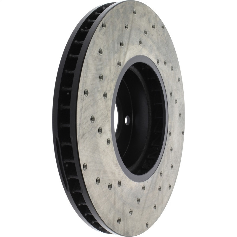 StopTech 12-18 BMW 650i Cryo Drilled Sport Left Front Rotor - 128.34126CL