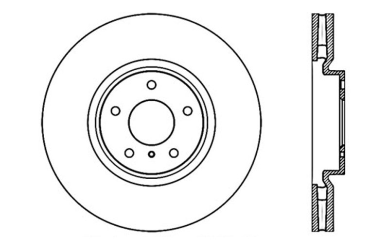 StopTech Drilled Sport Brake Rotor - 128.42095L