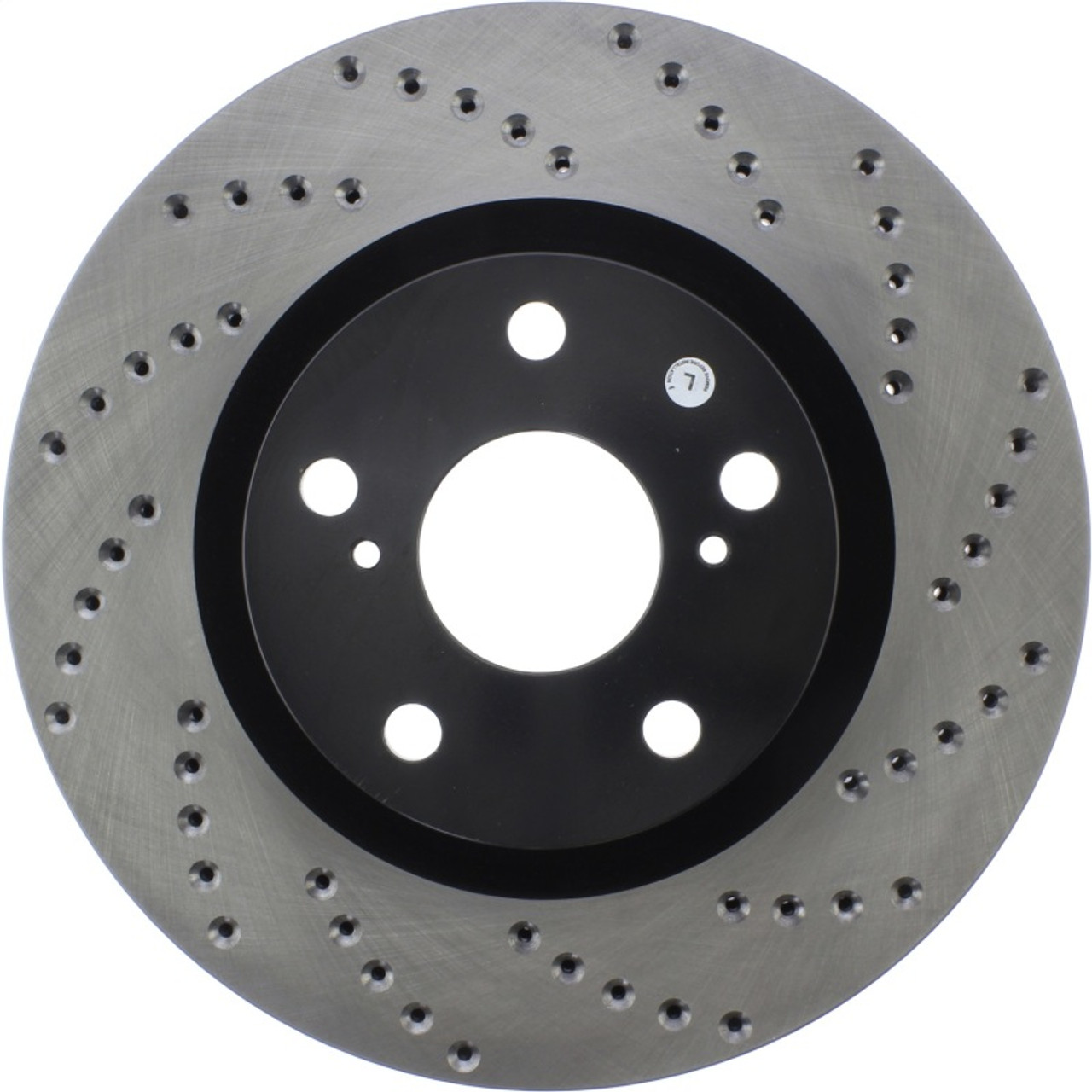 StopTech 07-13 Lexus ES 250/ES 300/ ES330/ES350 SportStop Drilled Left CRYO Front Rotor - 128.44146CL