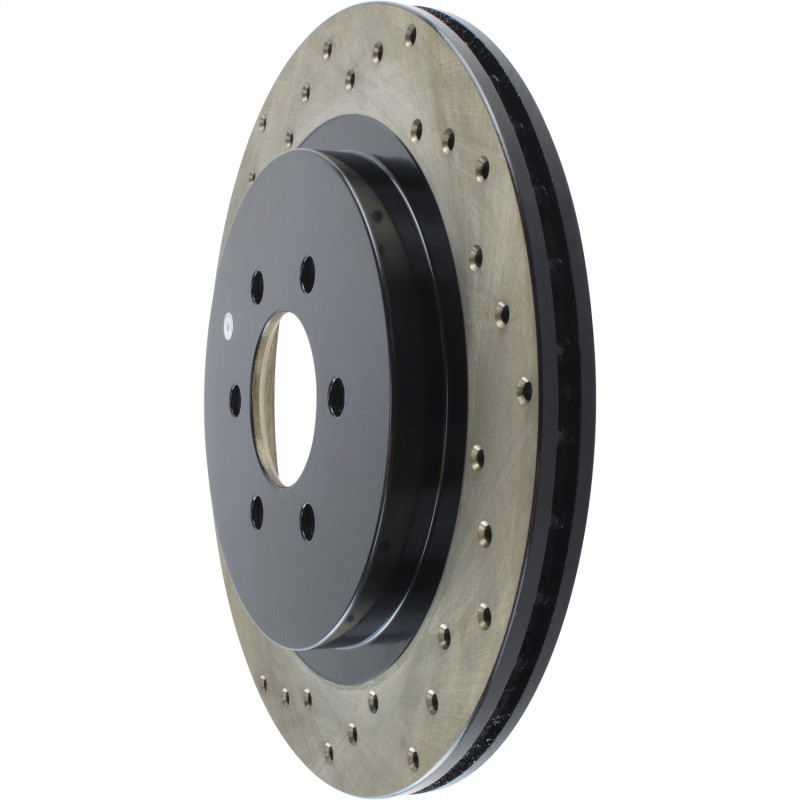 StopTech 92-02 Dodge Viper Drilled Rear Right Cryo Rotor - 128.63037CR
