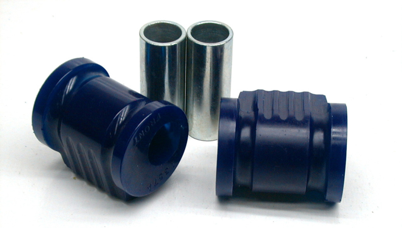 SuperPro 1986 Mazda 323 Base Front Lower Inner Control Arm Rearward Bushing Kit - w/ Postive Caster - SPF1357AK