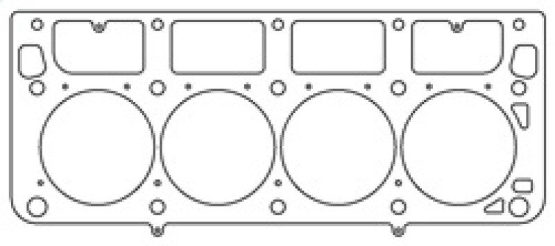 Cometic GM LS1 (w/M.I.D. Sleeves) 3.910 inch Bore .040 inch MLS Head Gasket - C5788-040