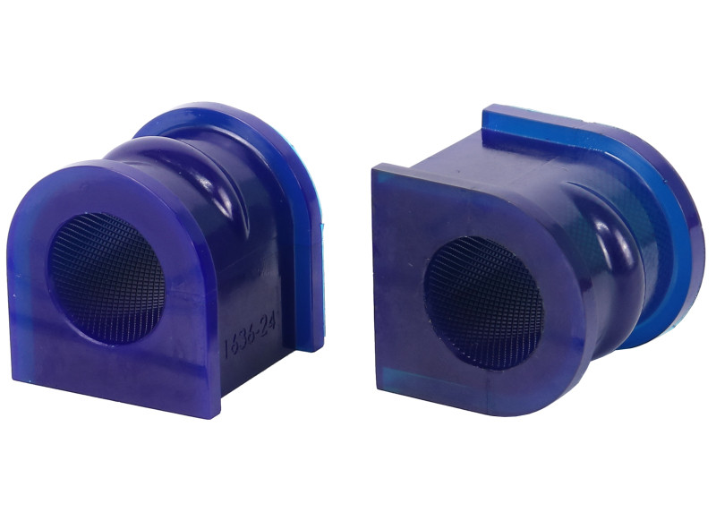 SuperPro 1989 Nissan 240SX SE Front 24mm Sway Bar Mount Bushing Set - SPF1636-24K