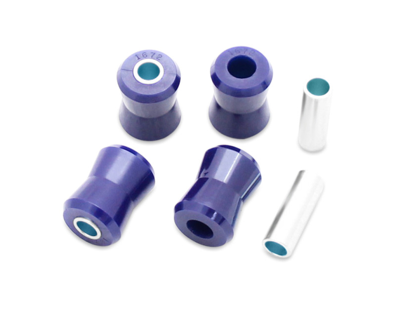 SuperPro 1967 Volvo 144 S Rear Upper Trailing Arm Bushing Set (30mm O.D. Hour Glass) - SPF1672K