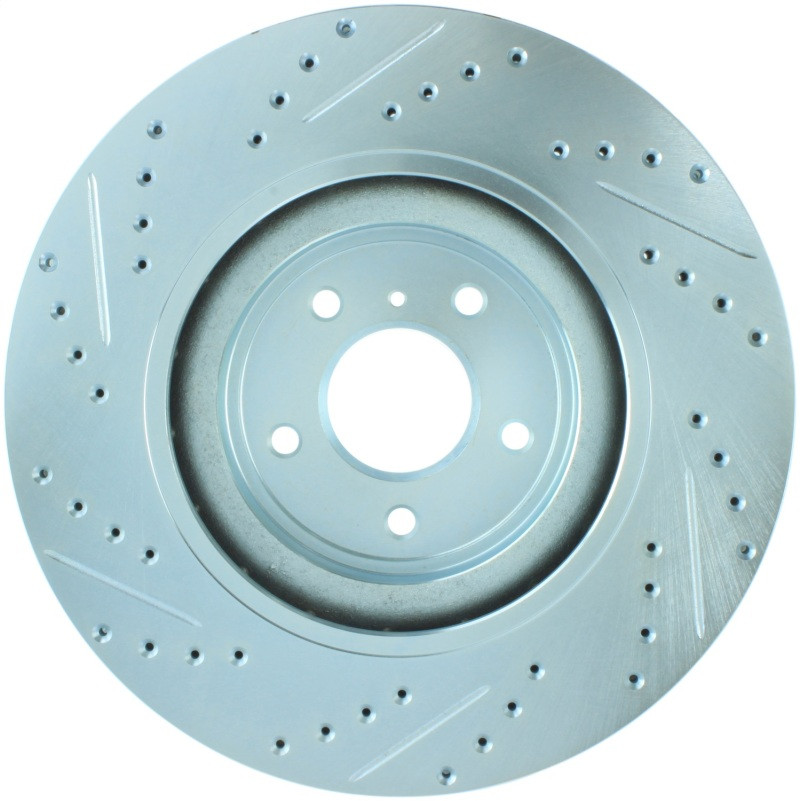 StopTech Select Sport Nissan Slotted and Drilled Front Left Rotor - 227.42100L