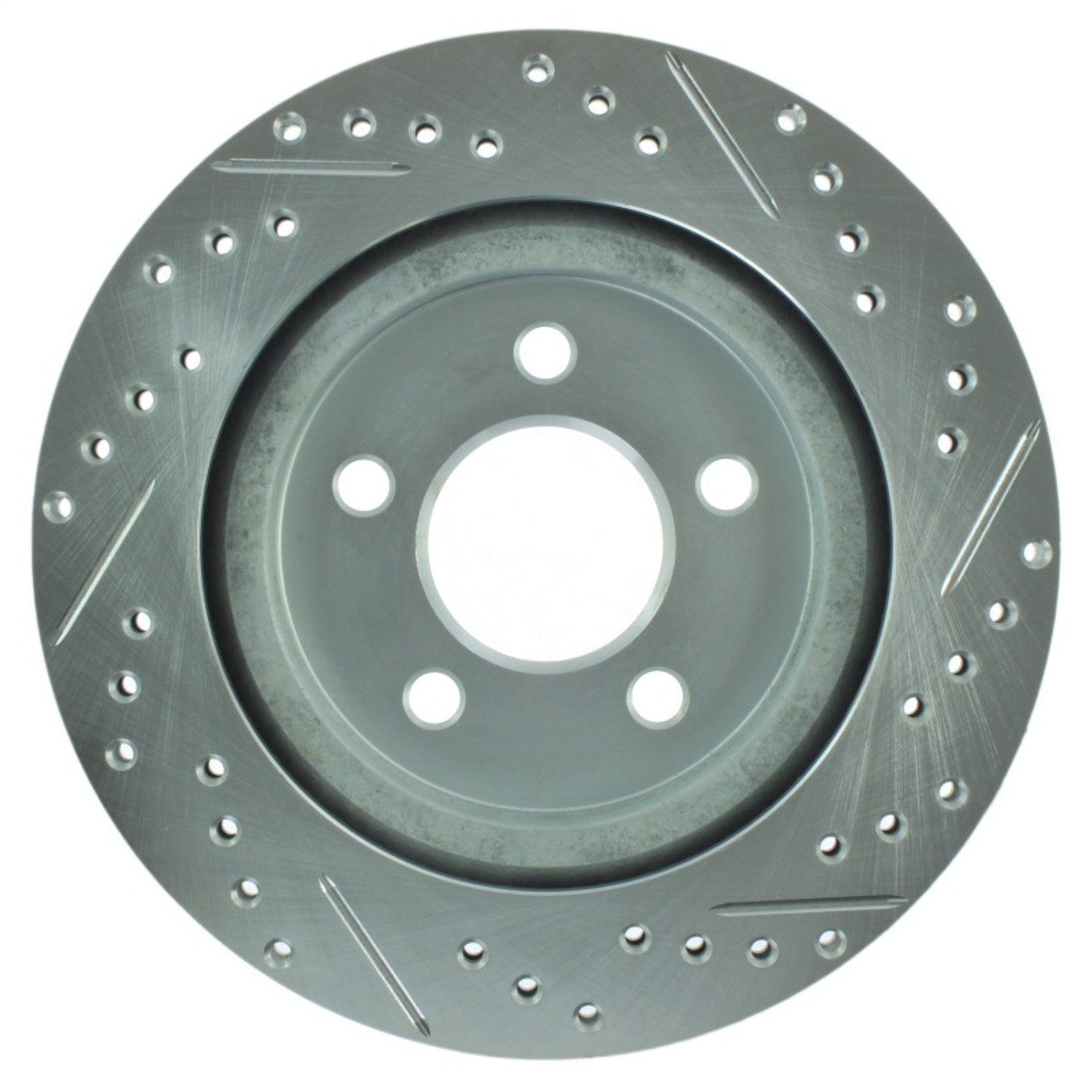 StopTech Select Sport 05-10 Ford Mustang GT Slotted and Drilled Rear Right Rotor - 227.61087R