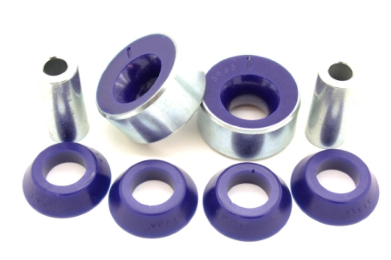 SuperPro 2009 Nissan Cube SL Front Lower Inner Rearward Control Arm Bushing Set (+Caster Offset) - SPF3965K