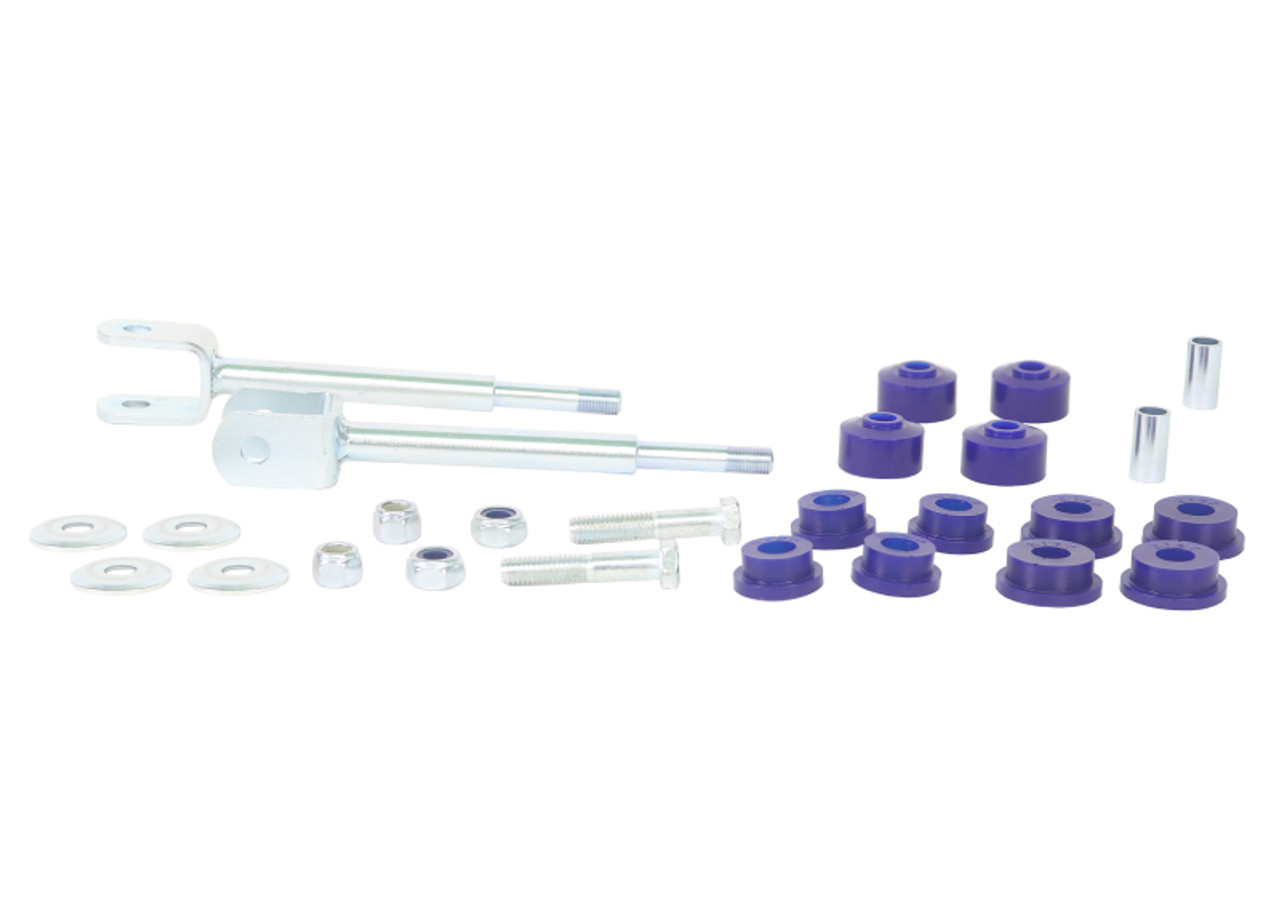 SuperPro 1991 Toyota Land Cruiser Base Rear HD Extended End Link Set - TRC0039
