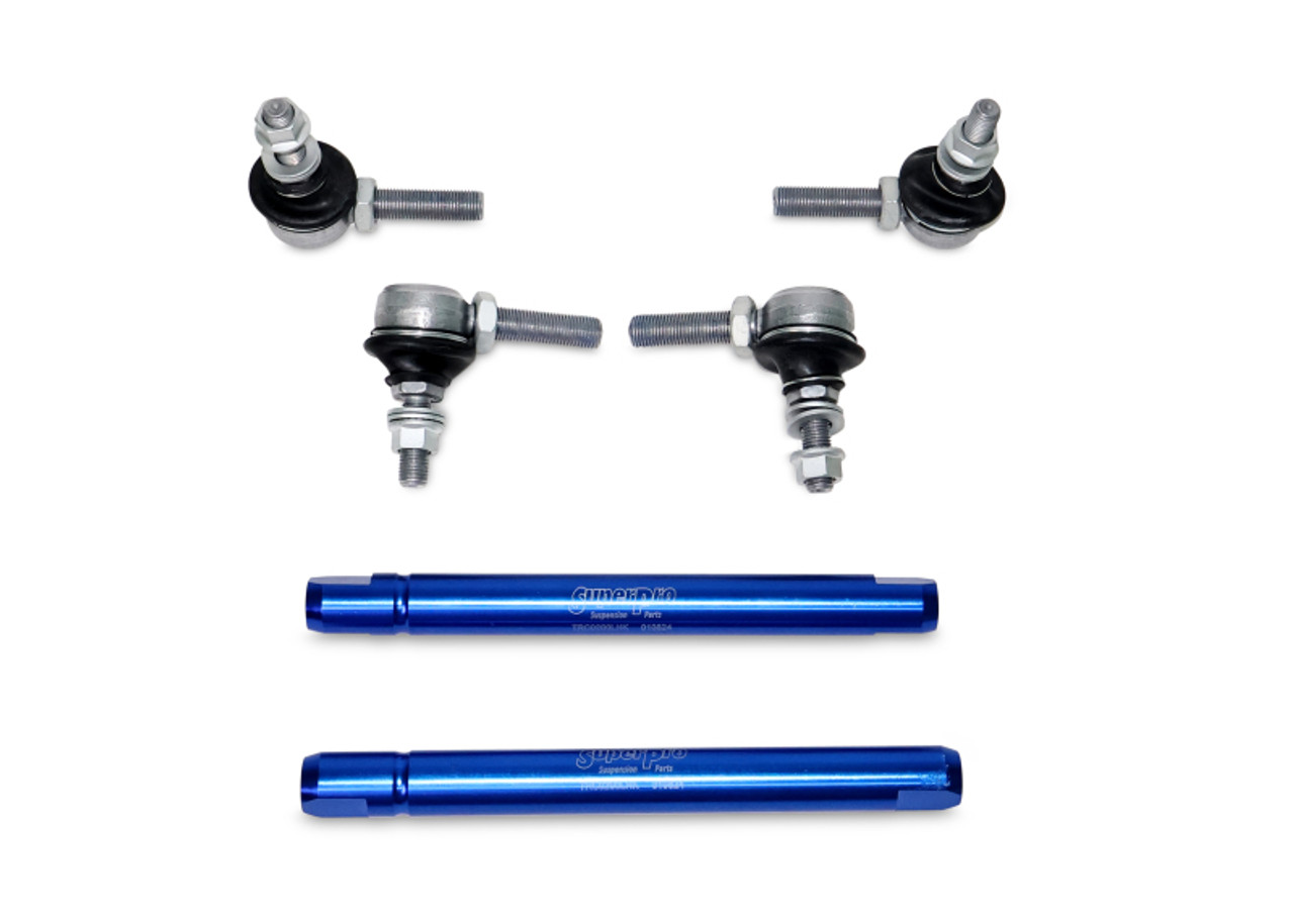 SuperPro 2004 Mazda 3 i Front HD Adjustable End Link Set (10mm Studs 254mm to 305mm) - TRC10200