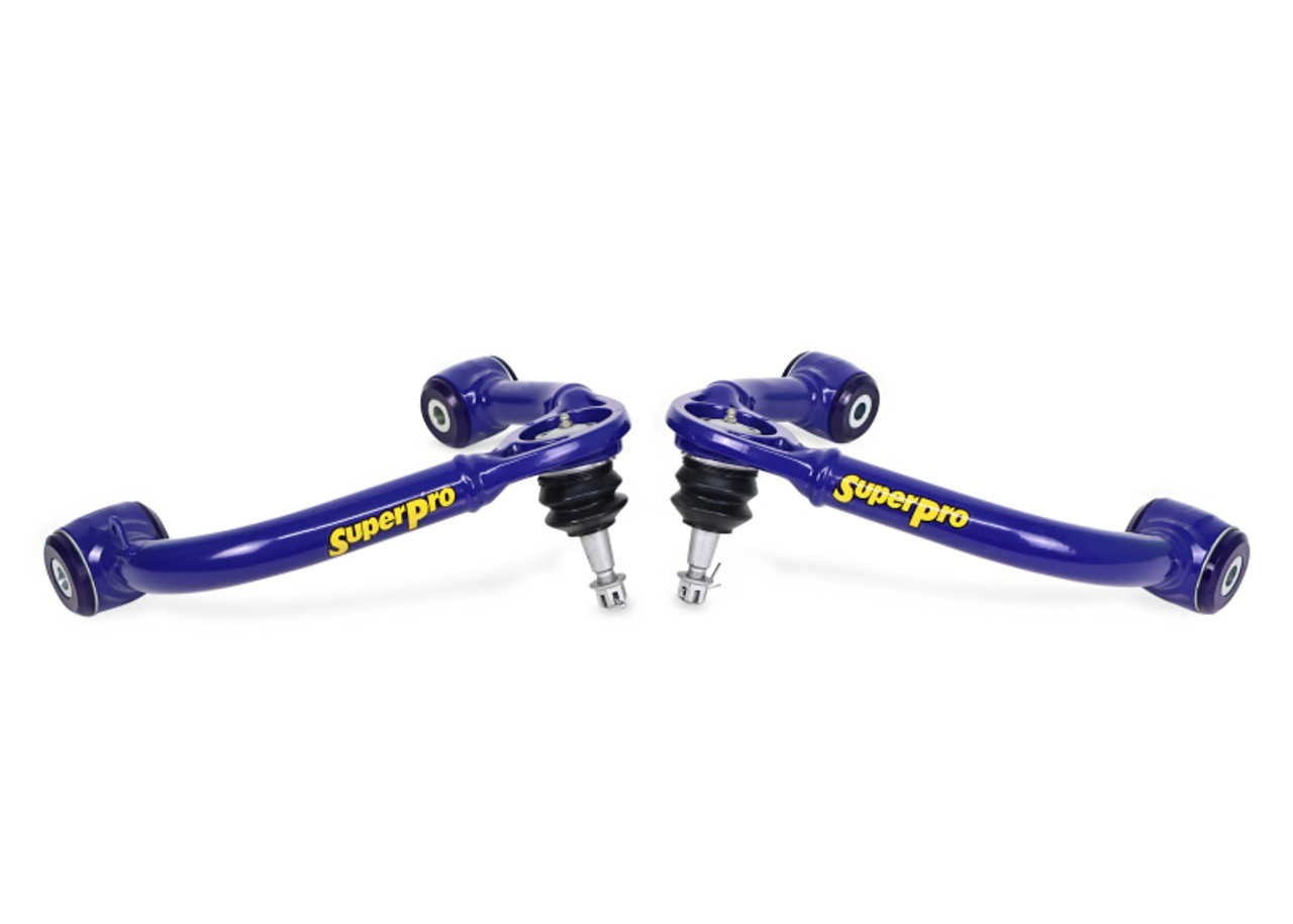 Superpro 2021+ Ford F150 Fixed Offset Front Upper Control Arm Set - TRC6675