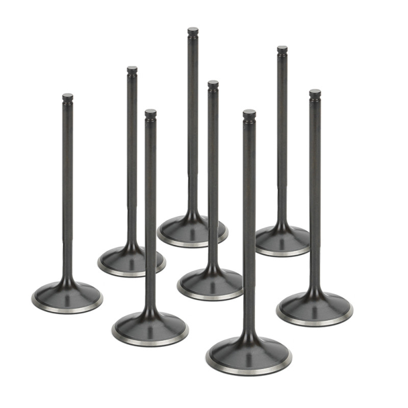 Supertech Mazda/Ford Duratec 2.0L/2.3L Black Nitrided Dish Intake Valve - Set of 8 - MAIVN-2301D-8