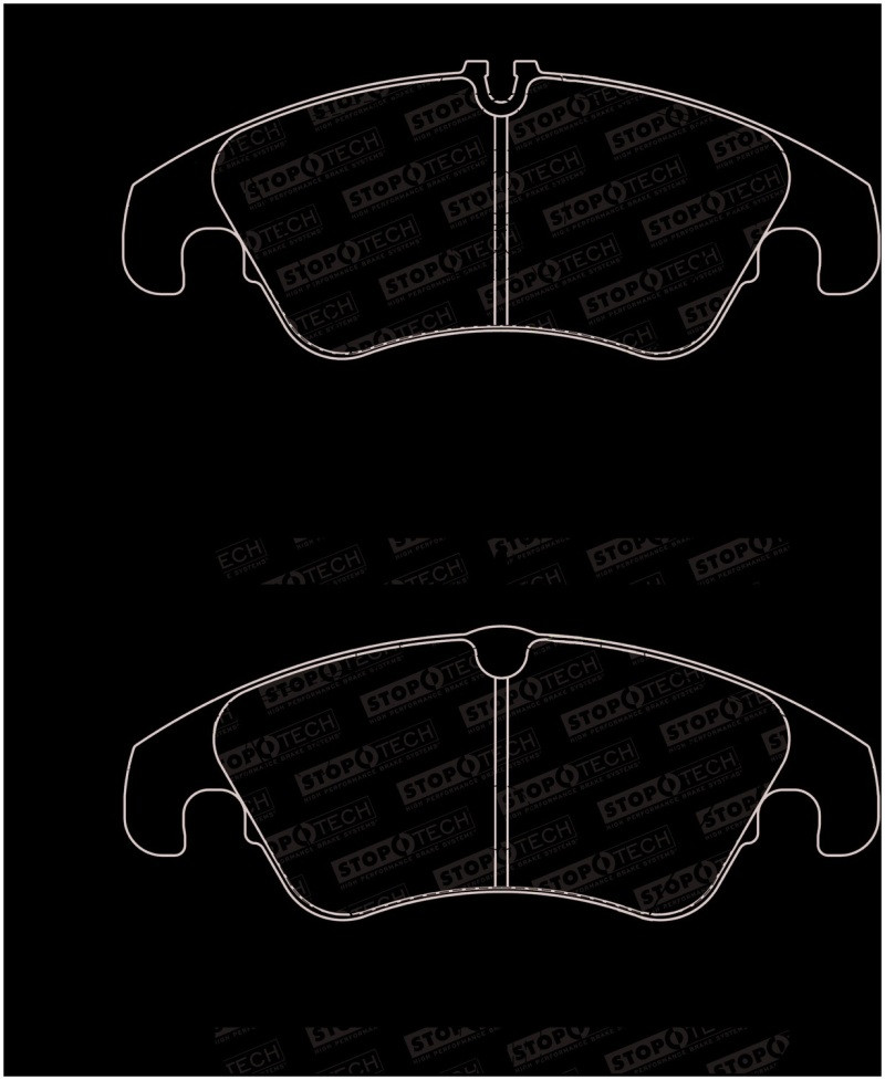 StopTech 12-19 Audi A6 / 11-18 Audi A7 Quattro Sport Brake Pads w/Shims and Hardware - Front - 309.13221