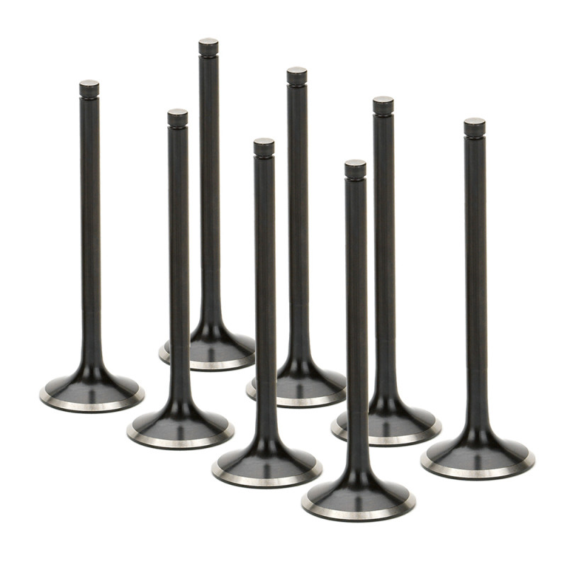 Supertech Peugeot 306 XU10J4RS 30.8 x 5.96 x 105.3mm Black Nitrided Exhaust Valve - Set of 8 - PEEVN-28693-8
