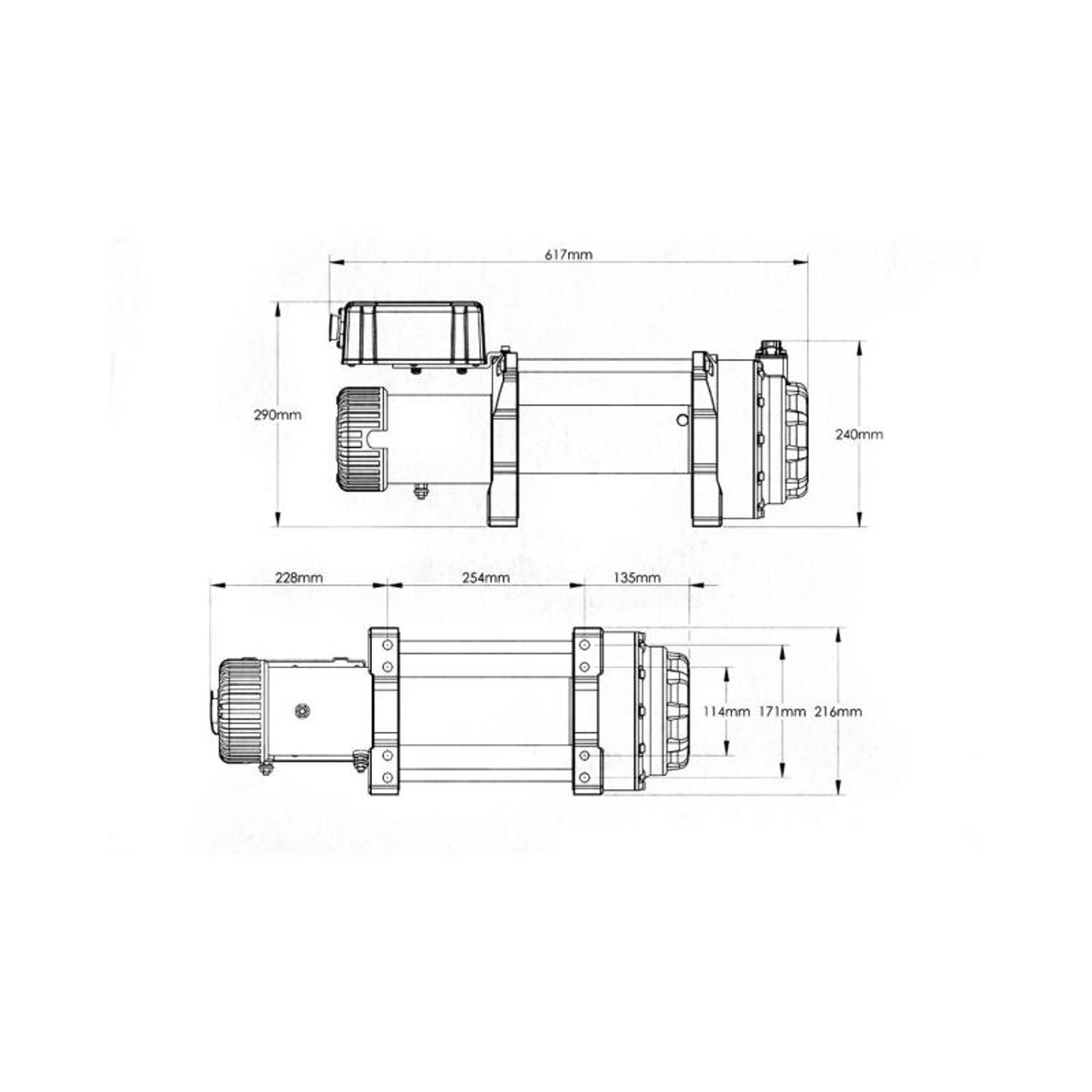 Superwinch 18000SR Tiger Shark Winch 24V - 1518201