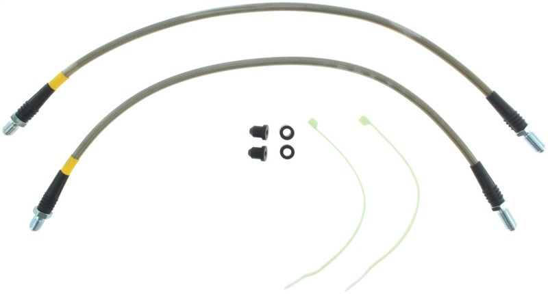 StopTech Lotus 05-11 Elise/06-10 Exige Rear Stainless Steel Brake Line Kit - 950.23500