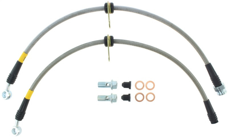 StopTech 04-08 Acura TSX / 03-07 Honda Accord Front SS Brake Lines - 950.40005