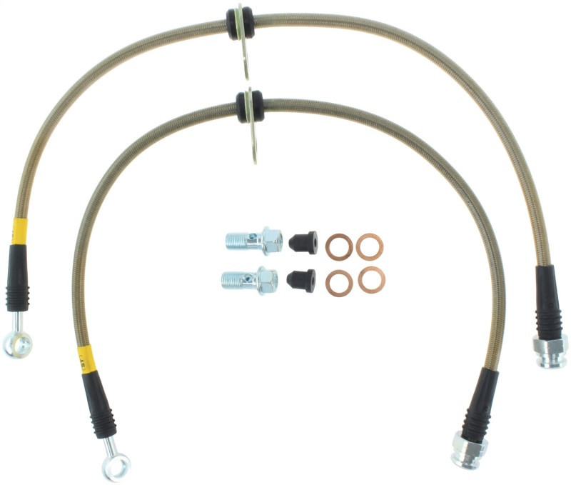 StopTech 96-04 Acura RL Stainless Steel Rear Brake Lines - 950.40503