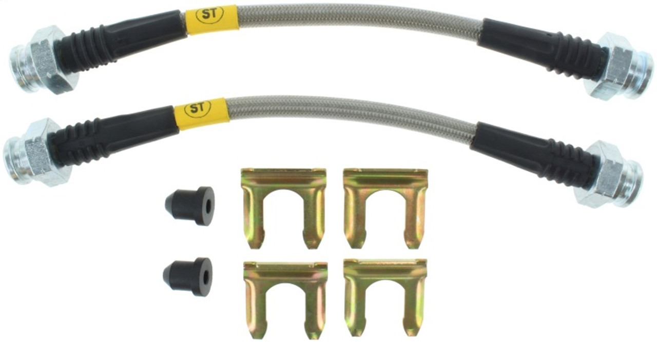 StopTech 2/89-96 Nissan 300ZX (Exc Turbo)/6/89-96 300ZX Turbo Stainless Steel Rear BBK Brake Lines - 950.42504