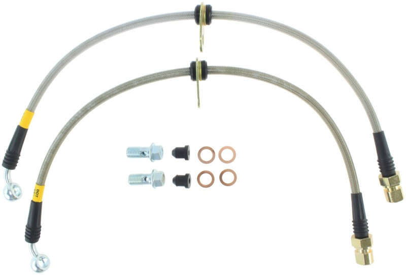 StopTech 10+ Camaro SS V8 Stainless Steel Front Brake Lines - 950.62012