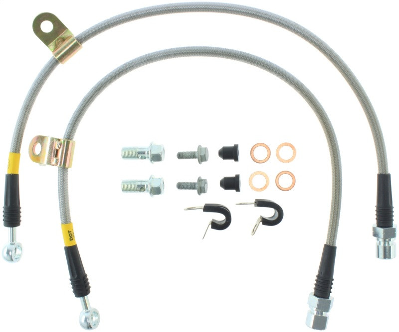 StopTech 06-07 Chrysler 300C SRT-8 Stainless Steel Front Brake Lines - 950.63004