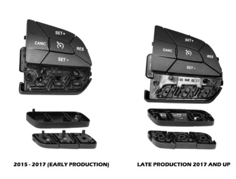 Tazer 17-21 Dodge Challenger/Charger/Durango/17-21 Jeep Grand Cherokee Aux Buttons - Type B - Z_AUX_B