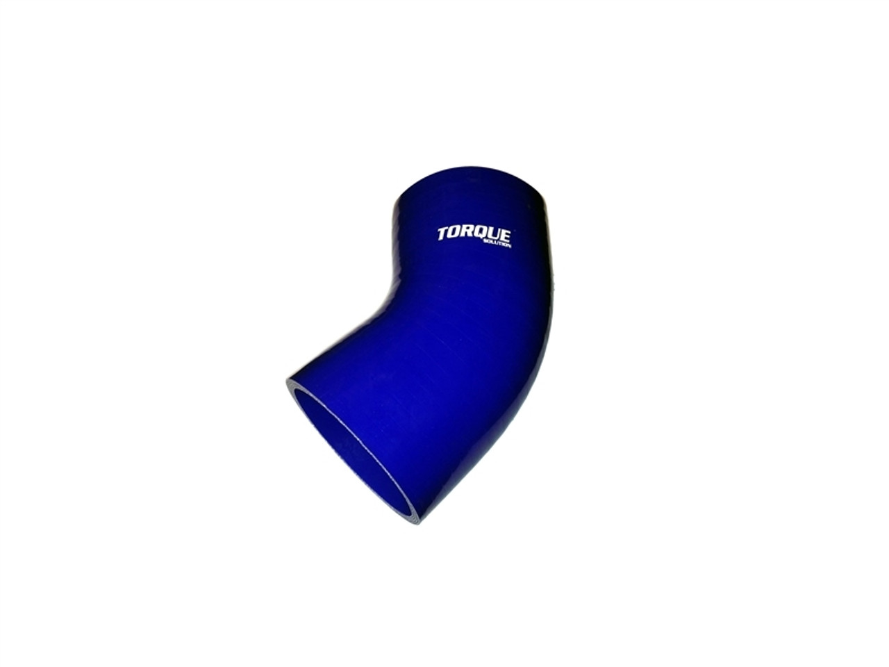 Torque Solution 45 Degree Silicone Elbow: 2.75 inch Blue Universal - TS-CPLR-45D275BL