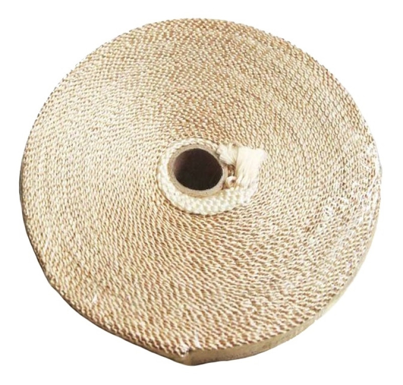 Torque Solution Fiberglass Exhaust Wrap Universal 2inx50ft - Tan - TS-EW-2X50T