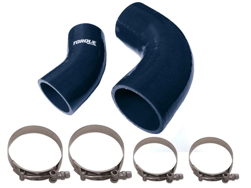 Torque Solution Black IC Boost Hose Set: 2007-2013 Mazdaspeed 3 - TS-MS-011BK Photo - Primary