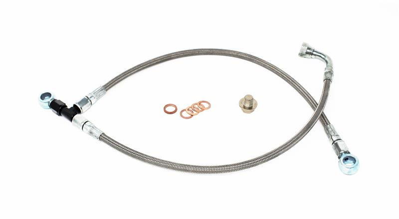 Torque Solution Turbo Oil Feed Line Kit - Subaru EJ w/ Garrett GT Series - TS-SU-578 Photo - Primary