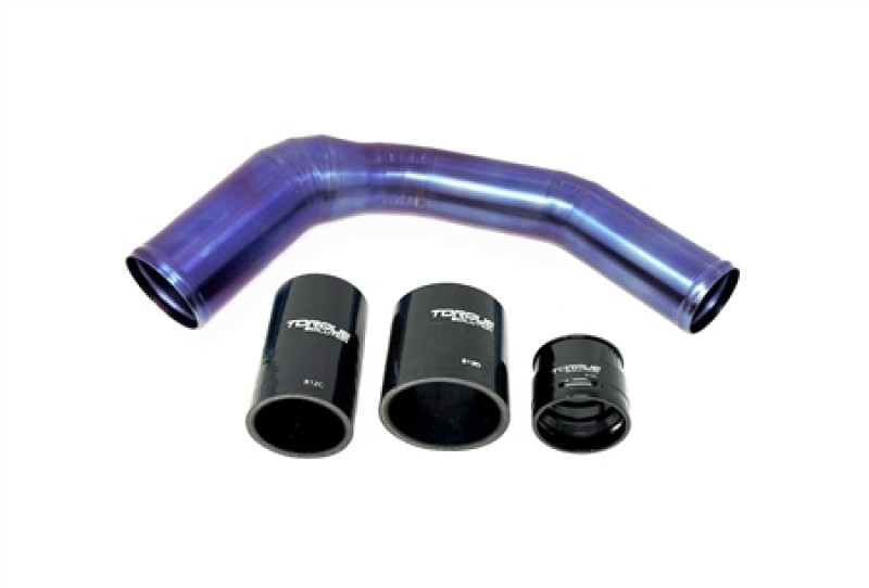 Torque Solution 2022+ Subaru WRX Titanium Top Mount Charge Pipe Kit (Burnt Purple/Blue) - TS-SU-812PR