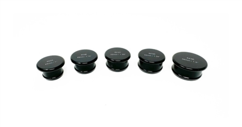 Torque Solution Billet Aluminum Hose Blanking Plug Set (5 Sizes - 25 thru 38mm / 1 thru 1.5in) - TS-UNI-823K