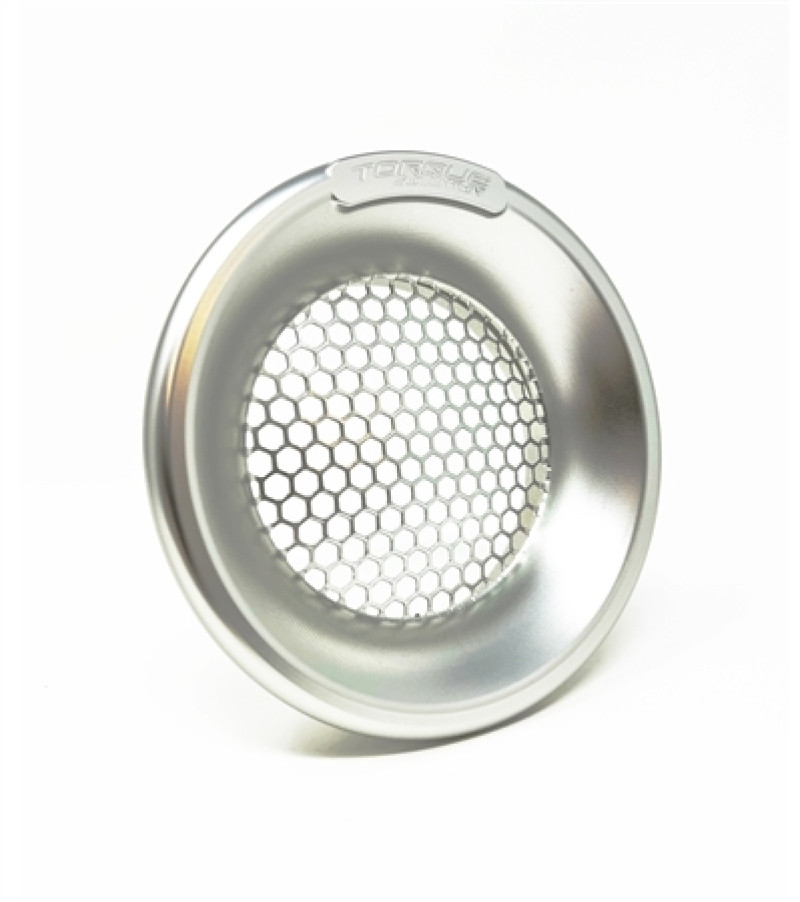 Torque Solution Billet Turbo Velocity Stack Shield For 4in Inlet - Silver - TS-VS-740-S