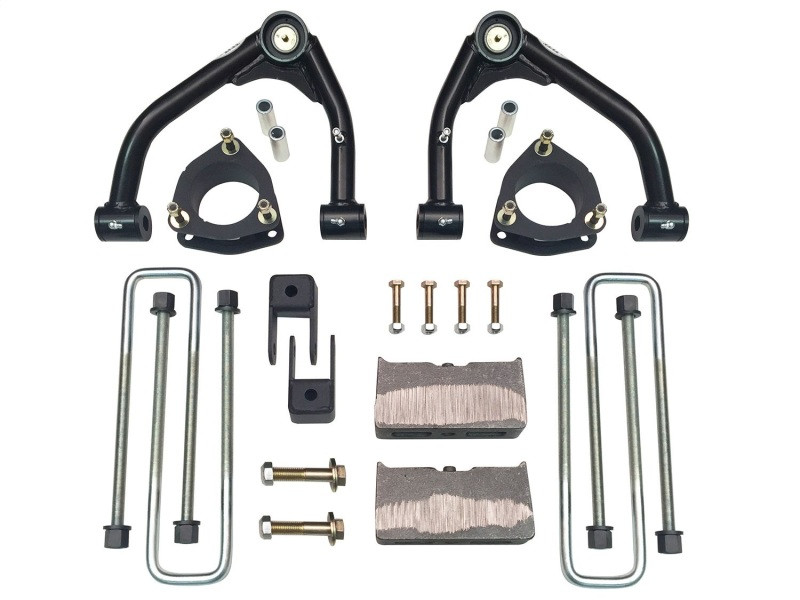 Tuff Country 07-18 Chevy Silverado 1500 2wd 4in Lift Kit (w/1 Pc OE Cast Stl Up Arms SX8000) - 14057KN
